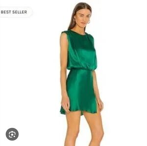 Amanda Uprichard Camela Silk Dress  Womens Size Small